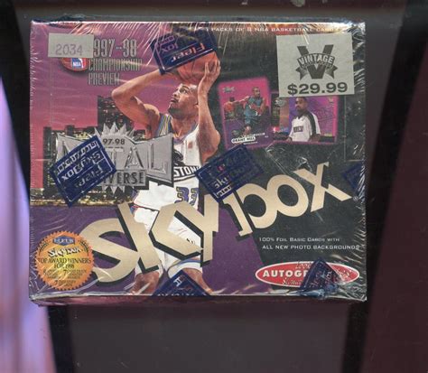 1997 98 skybox metal universe basketball box|metal universe basketball boxes.